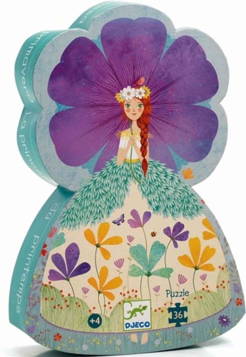 Silhouette Puzzel De prinses van de lente - 36 stukjes