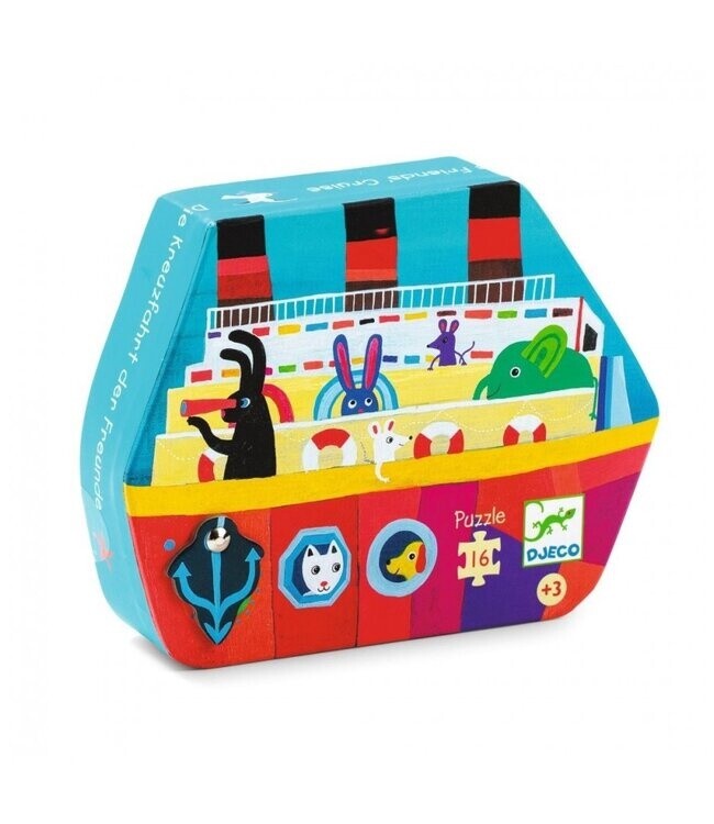 Silhouette Puzzel De Boot - 16 stukjes
