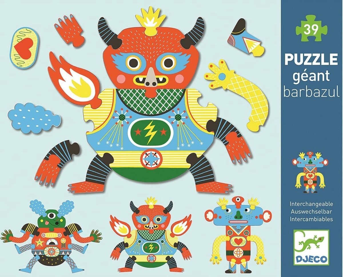 Vloer Puzzel  Crazy Barbazul - 39 stukjes