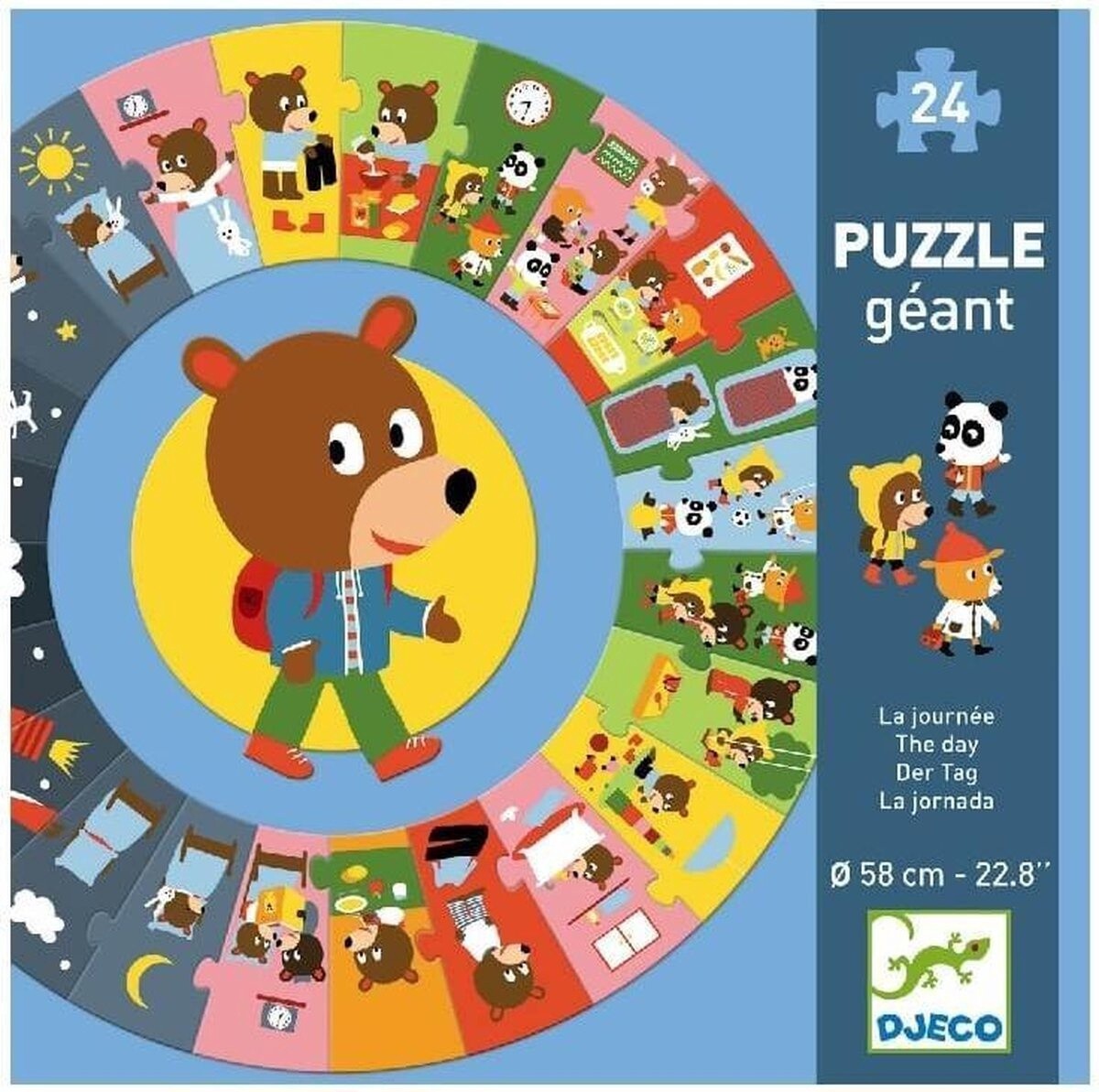 Vloer Puzzel De Dag - 24 stukjes