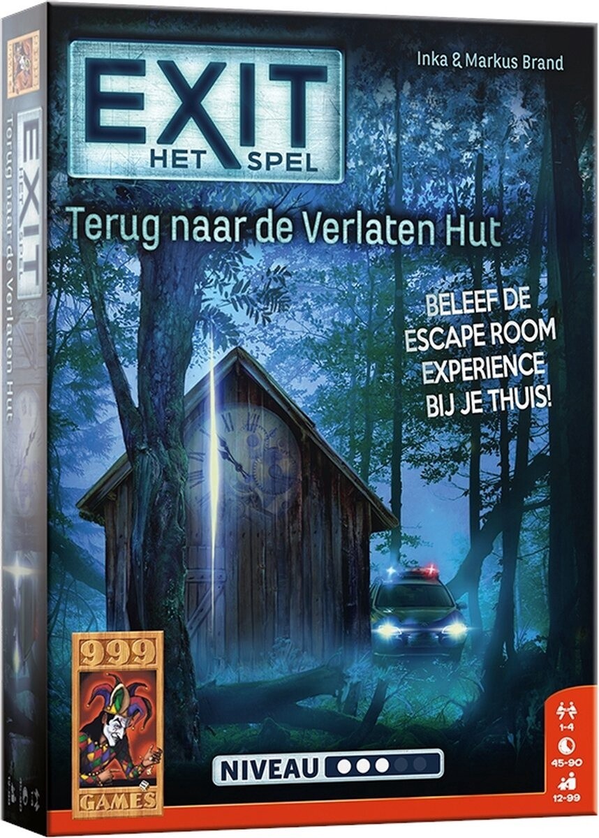 exit terug naar de verlaten hut