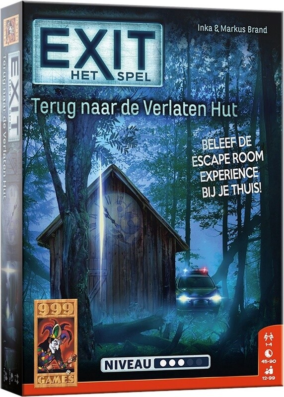 exit terug naar de verlaten hut