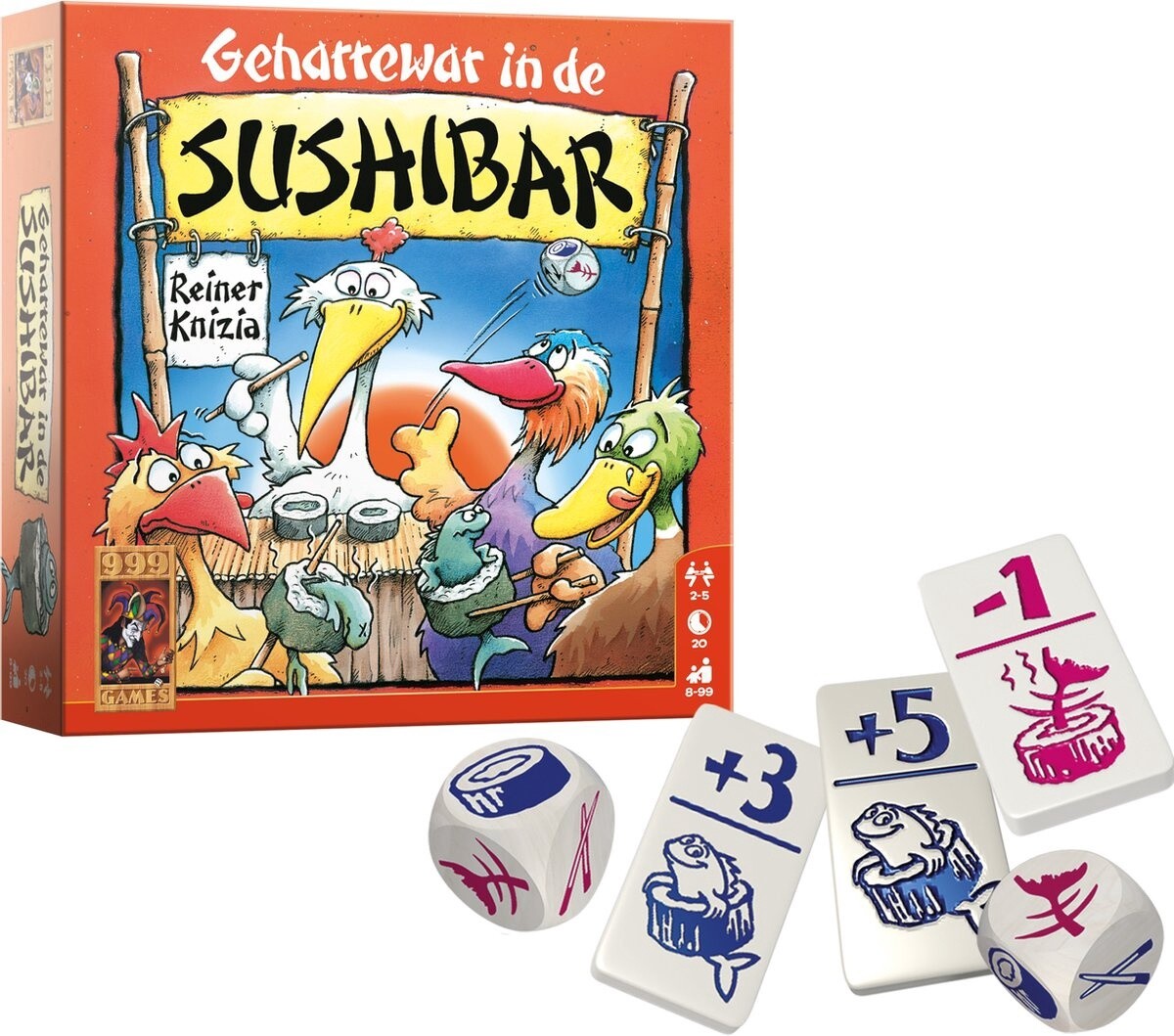 geharrewar in de sushibar