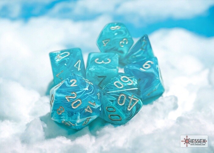 d&amp;d set Cirrus aqua/silver