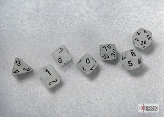 D&amp;d set frosted clear/black