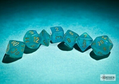 D&amp;D set borealis teal/gold