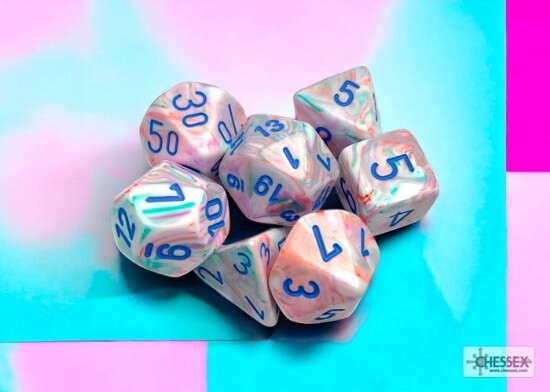 D&amp;D Festive Pop Art/blue