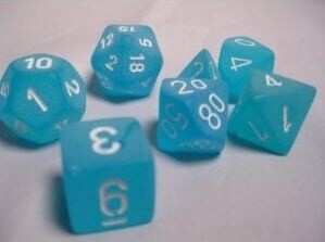 D&amp;D set Frosted Carebean Blue-white