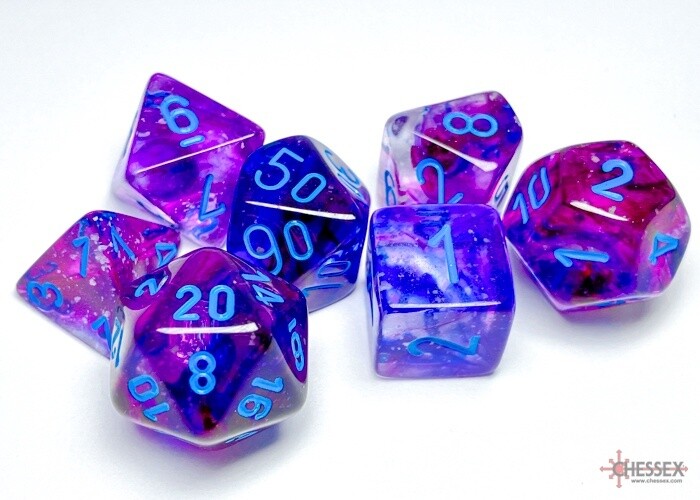 d&amp;d set nebula nocturnal/blue