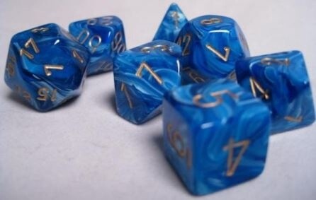 d&amp;d set vortex blue gold