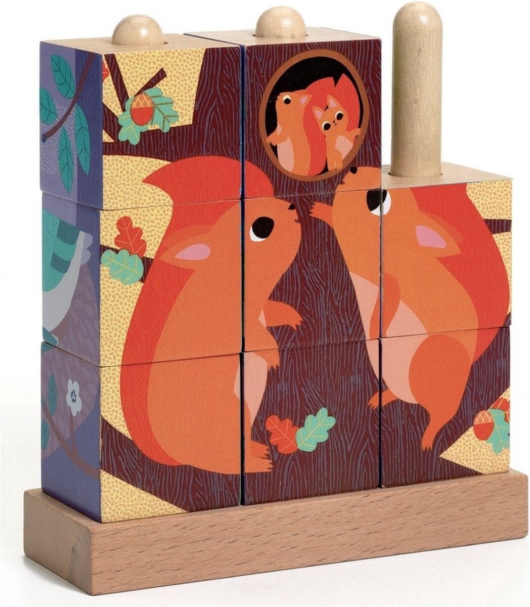 Houten Blok Puzzel Puzz-Up Bos