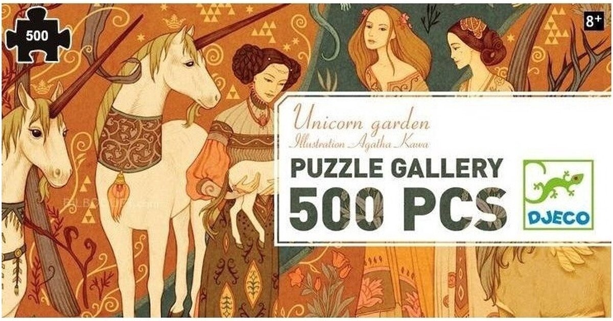 Galerij Puzzel Tuin van de eenhoorn - 500 stukjes