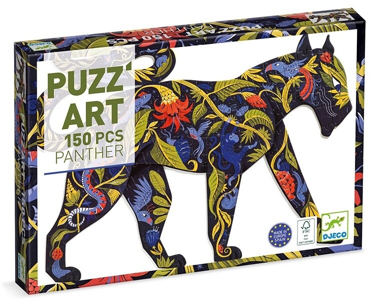 Vorm Puzzel Art Panter - 150 stukjes