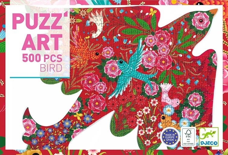 Galerij Puzzel Art Pauw - 500 stukjes