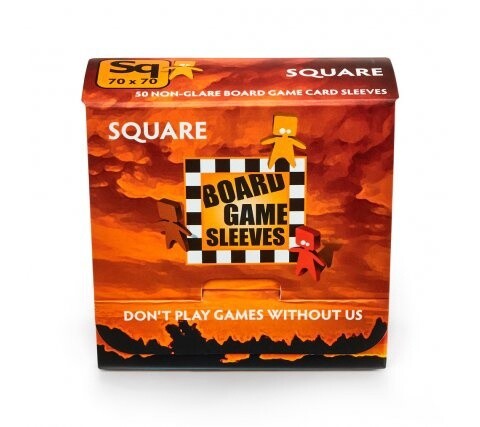Sleeves 69x69 non glare - 50 stuks