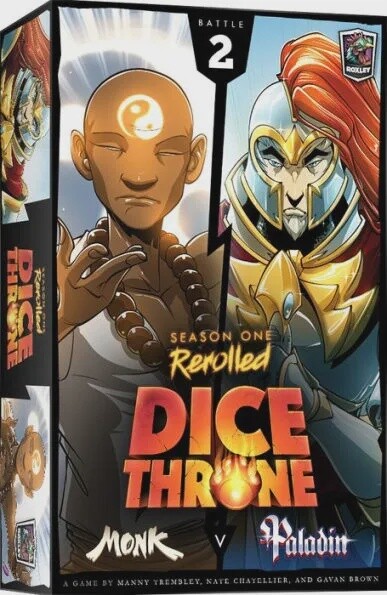 Dice Throne Monk vs Paladin