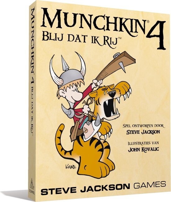 Munchkin blij dat ik rij