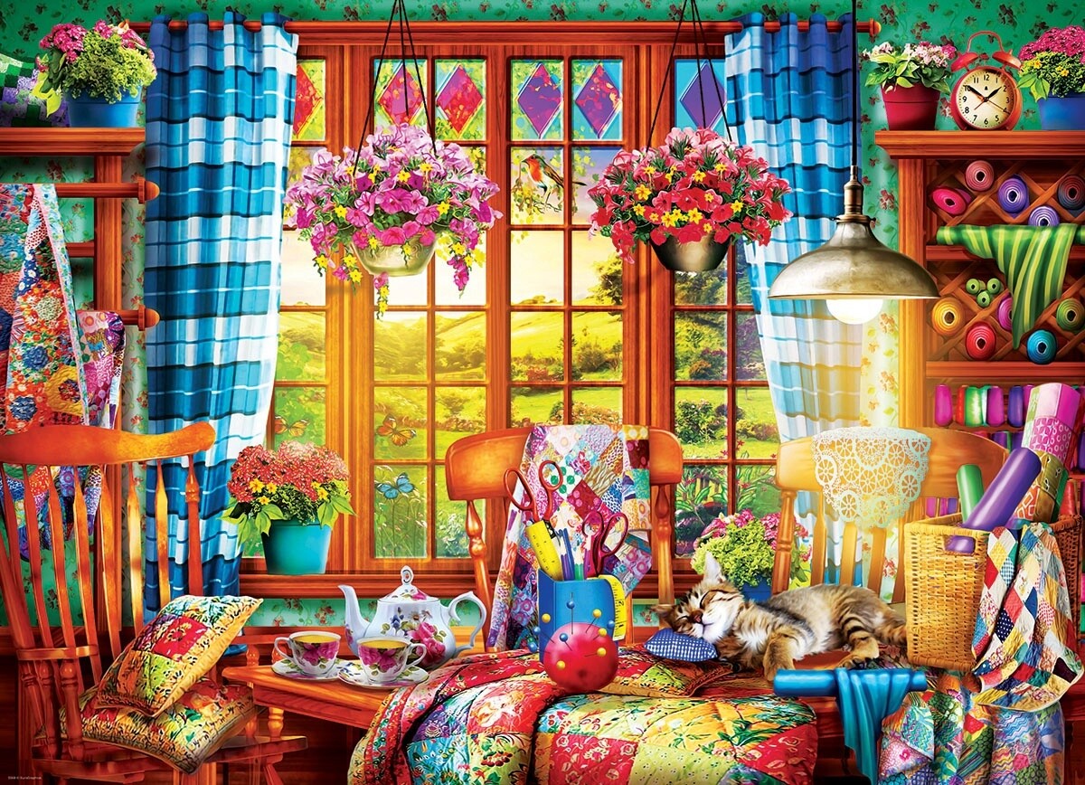 Quilting  Craft Room - 1000 stukjes