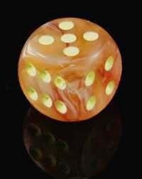 D&amp;D set Ghostly Glow Orange-Yellow