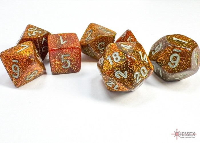 d&amp;d set glitter gold/silver