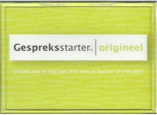 Gesprekstarter origineel