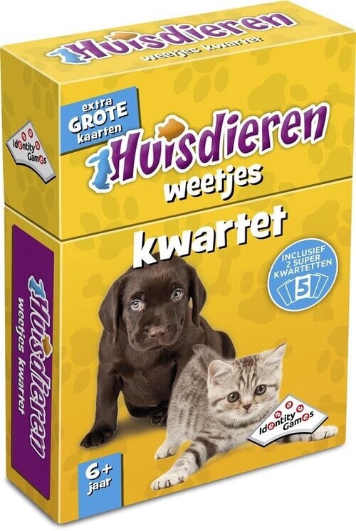 Huisdieren kwartet
