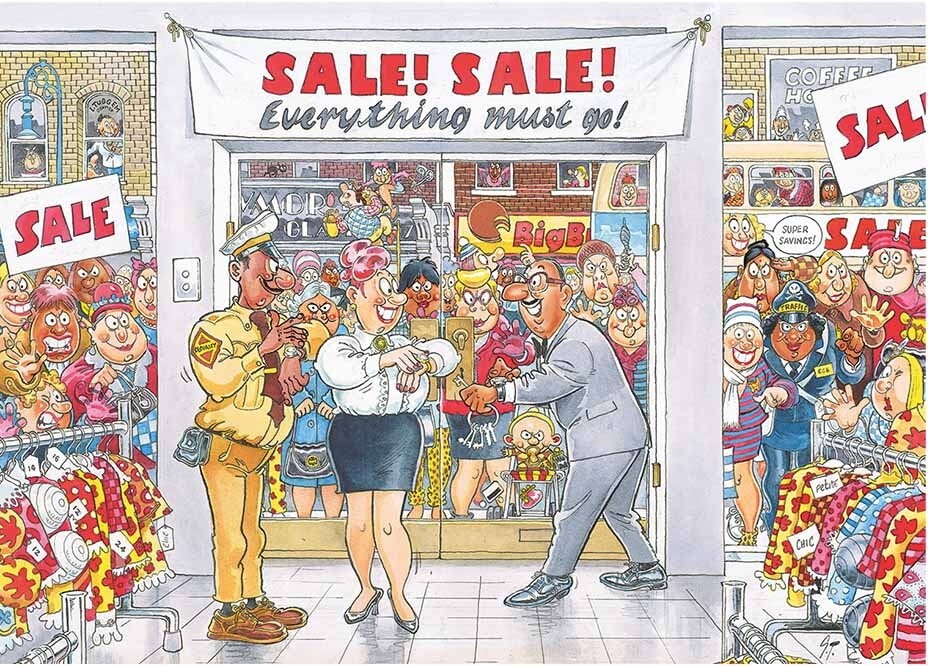 Wasgij Mystery Everything Must Go Puzzel 7 - 1000 stukjes