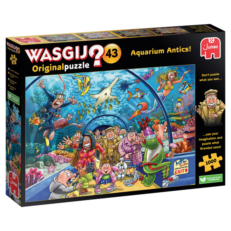 Wasgij Aquarium Antics Puzzel 43 - 1000 stukjes
