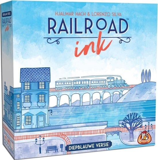 Railroad ink blauw