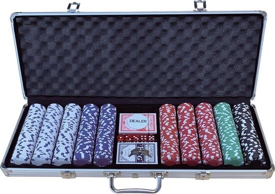 pokerkoffer 500 pcs