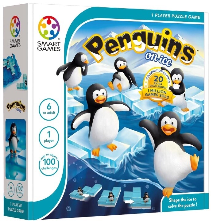penguins on ice