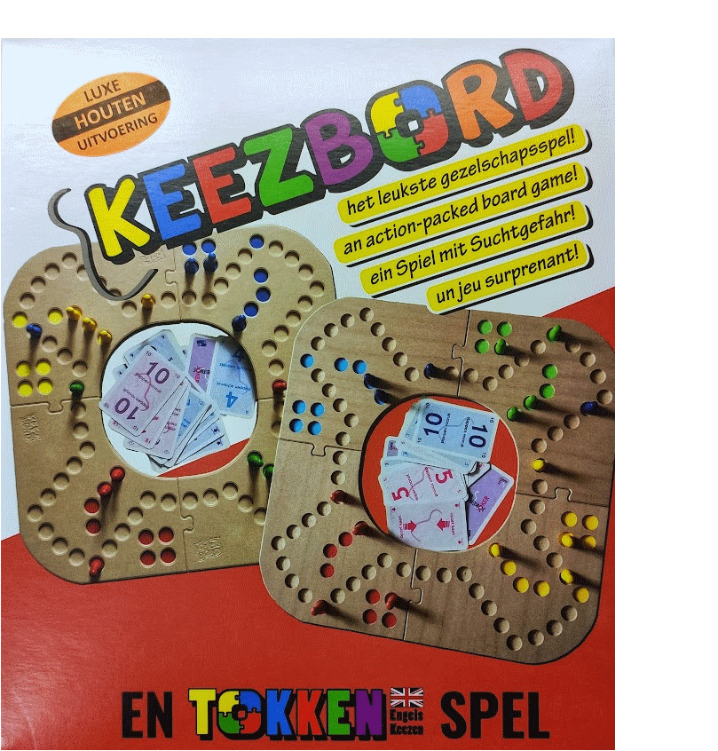 Keezbord 6p hout
