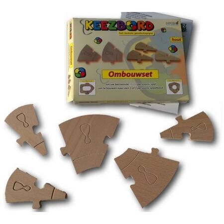 Keezbord aanvulset 3,5,7 hout