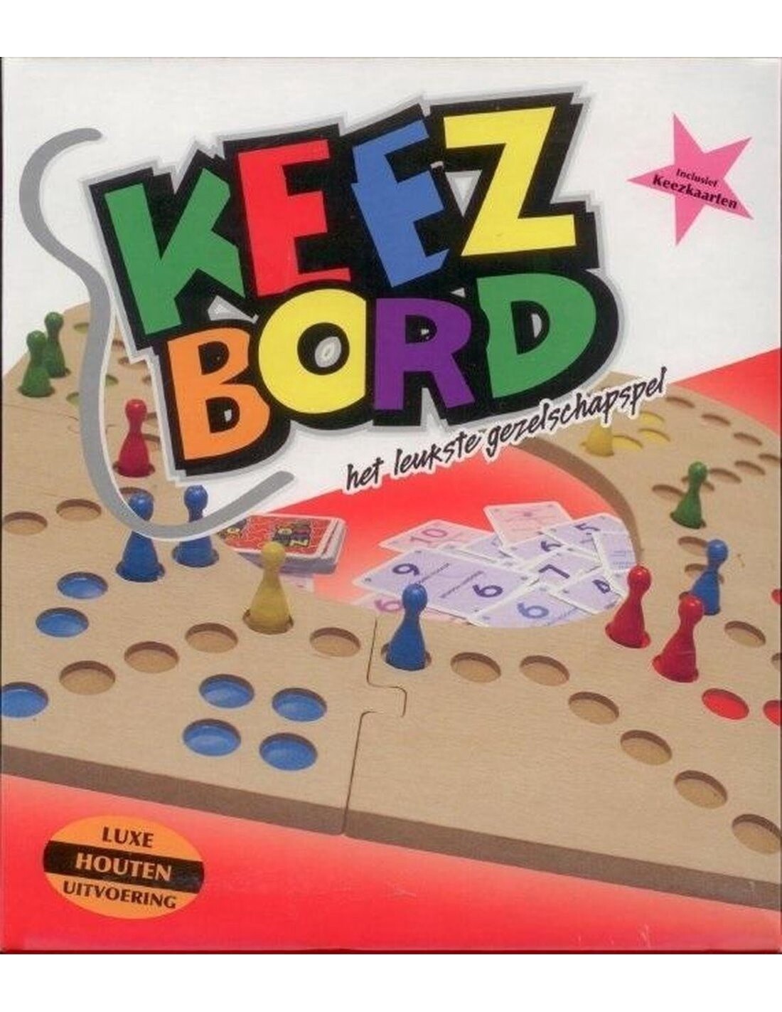 Keezbord hout 4p