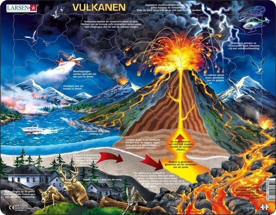 Larsen Vulkanen - 70 Stukjes