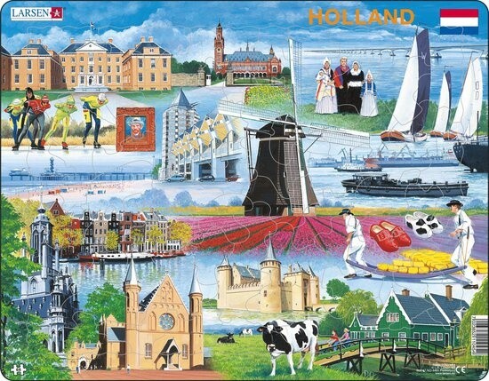 Larsen Holland Toeristische Hoogtepunten - 66 stukjes