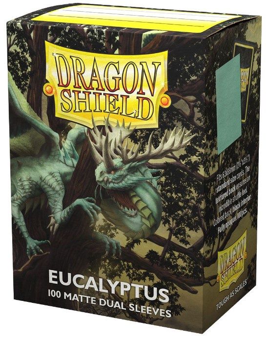 Dragon shield sleeves Eucalyptus