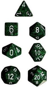 D&amp;D set Speckled Recon dice