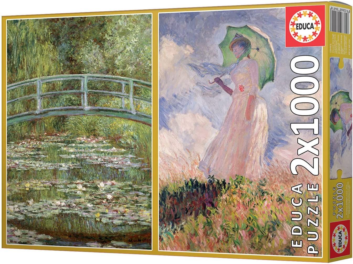 2x 1000 Monet puzzel