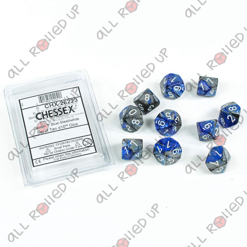 D10 Gemini Blue/Steel/White