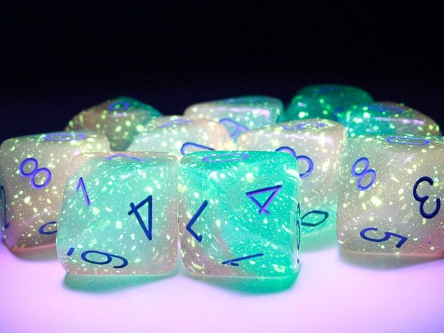 D&amp;D set Gel Green/Pink/Blue