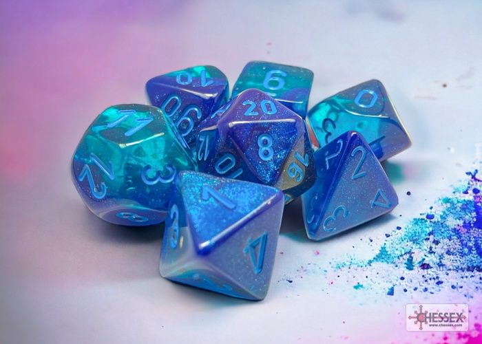 Set D&amp;D Gemini Blue lightblue