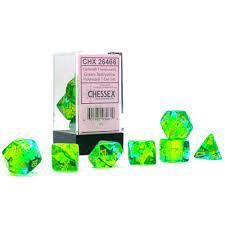 D&amp;D set Green teal yellow