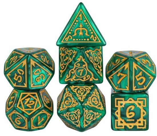 Druids Grove Groen/Goud D&amp;D set