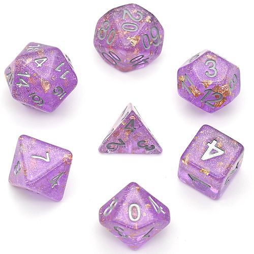D&amp;D set Gold Foil paars