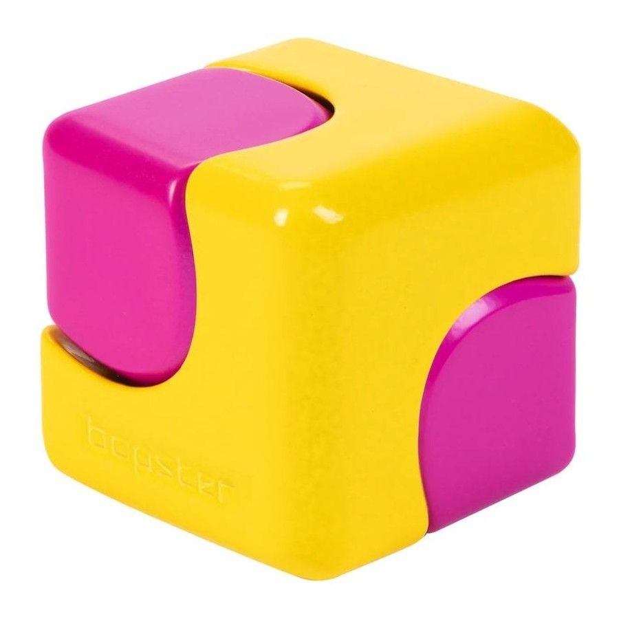 Bobpster Cube spinner Geel Roze