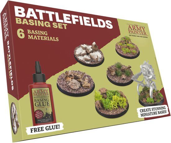 Army painter Battlefield Basing set