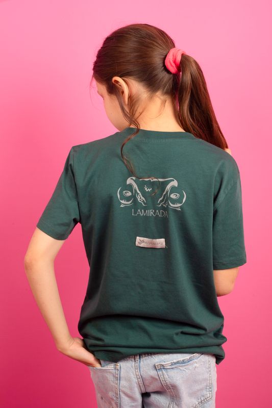 Mi Camiseta Gran Camaleón Verde Cristal