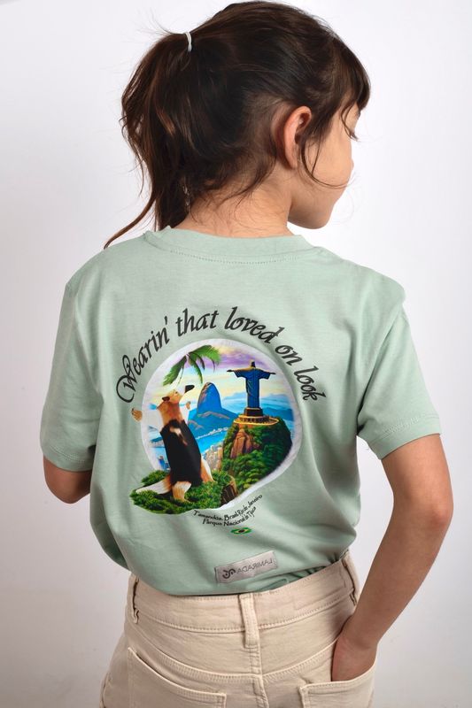 Mi Camiseta Tamandúa Verde Aloe