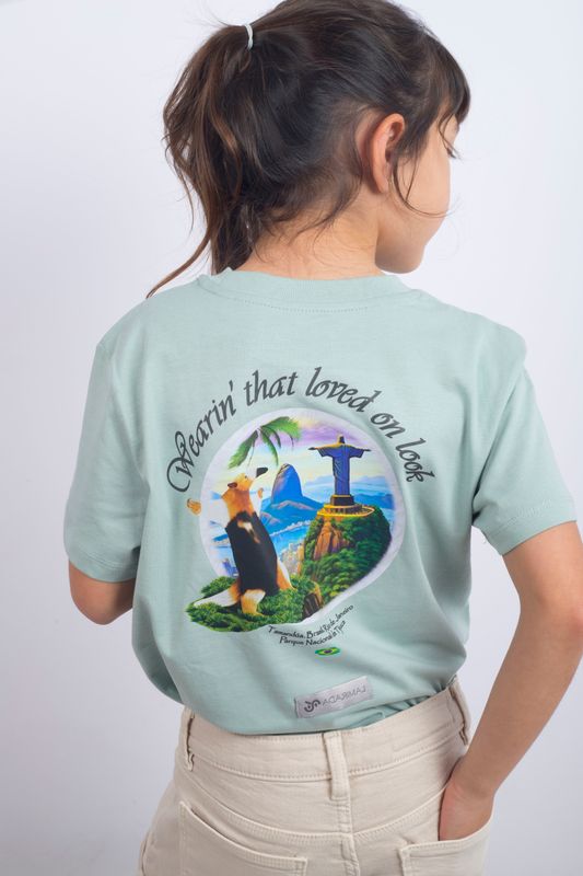 Mi Camiseta Tamandúa Verde Aloe